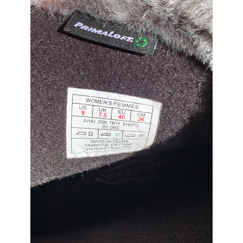 The North Face McMurdo Women's 9 Waterproof PrimaLoft Winter Snow Boots Black - Picture 13 of 13